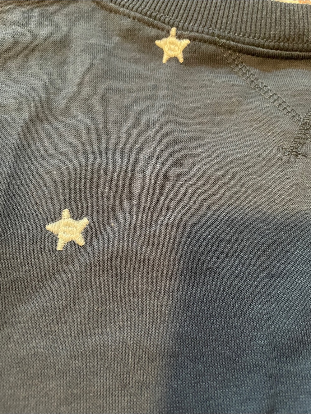 Pink Republic Navy Floral-Trim Sweatshirt - Picture 3 of 3